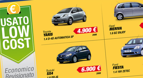 Con le nuove Offerte Low Cost, comprare usato in Spazio costa meno!