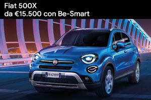 Fiat 500 X da € 15.500 e a Gennaio € 1.000 di extrasconto da Spazio a Torino