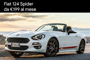 Fiat 124 Spider da 199 Euro al mese da Spazio a Torino