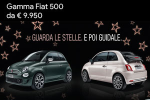 Fiat 500 con prezzi a partire da 9.950 con finanziamento e anticipo zero da Spazio a Torino