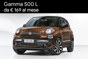 Fiat 500 L da 169 Euro al mese da Spazio a Torino