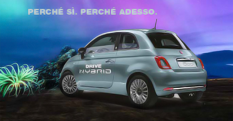 Scopri Fiat 500 Hybrid in anteprima da Spazio a Torino