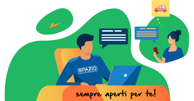 Spazio, sempre aperti per te! Vieni in una delle nostre sedi o contattaci da qualsiasi device.