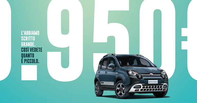 Panda Hybrid da 9.950€ anziché 11.950€, con finanziamento e rottamazione