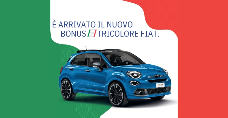 fiat 500x con bonus tricolore da spazio a torino