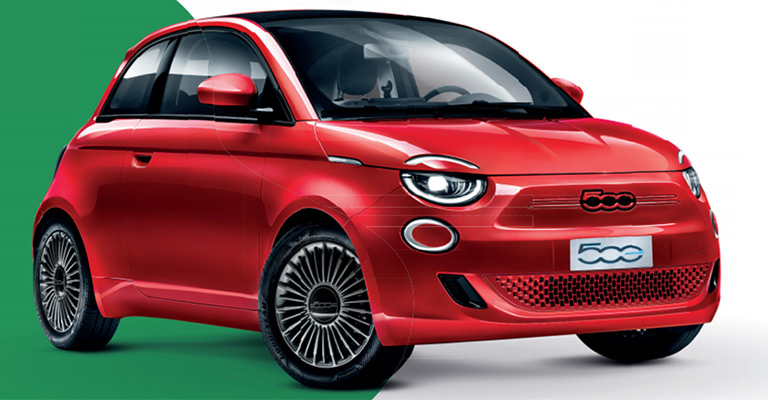 Fiat 500e Tua a partire da 199€ al mese!